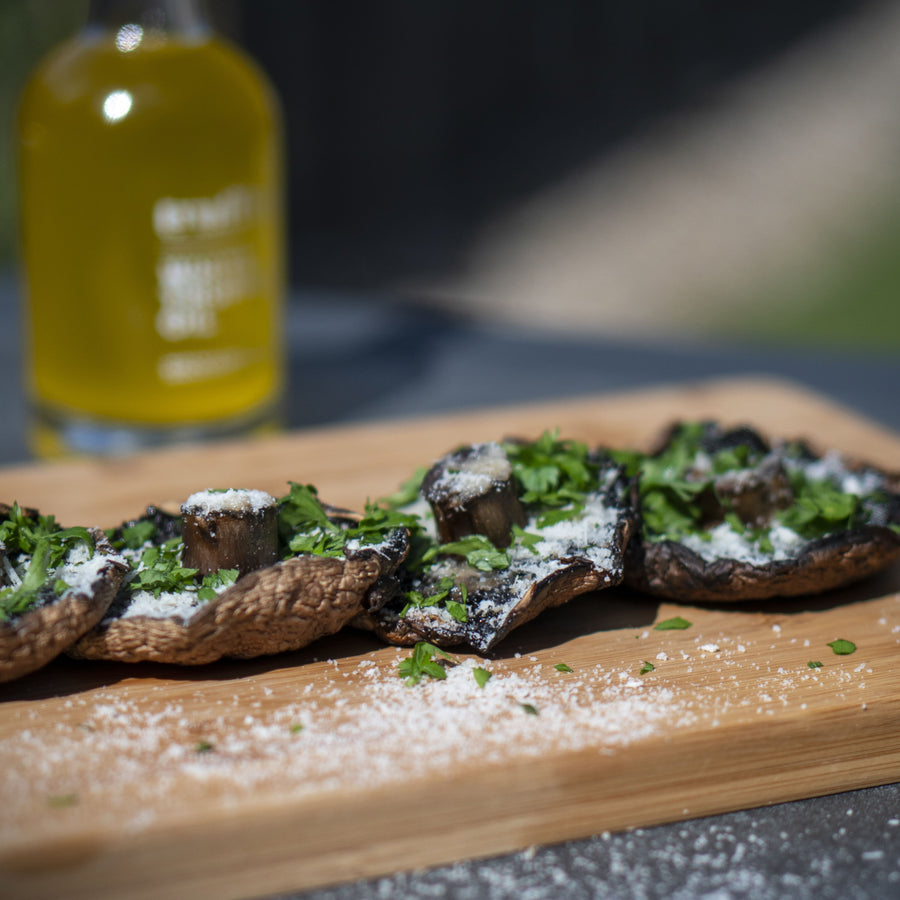 Double Truffle BBQ’d Portobello Mushrooms