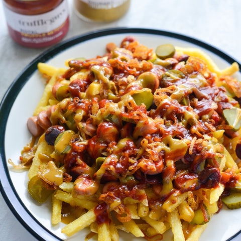 Loaded Truffle Hot Dog Fries