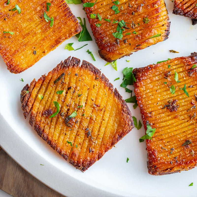 Truffle Accordion Potatoes